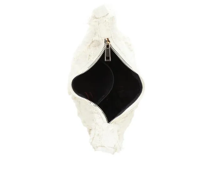 Olivia Miller Denim Crescent Handbag