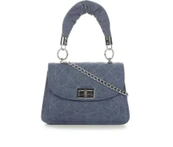 Olivia Miller Denim Quilted Crossbody Handbag