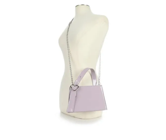 Olivia Miller Heart Assymetrical Top Handle Handbag