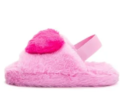Olivia Miller Little Kid & Big Kid Protruding Heart Slippers