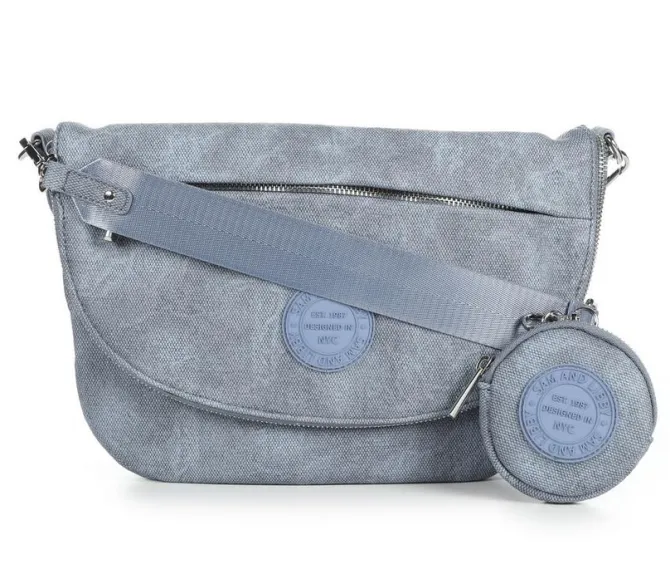 Sam & Libby Denim Crescent Shoulder Handbag