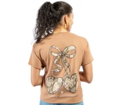 Simply Southern Camo Cherry Short Sleeve Tee