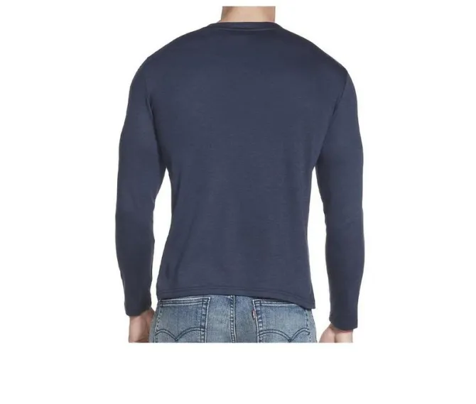 Skechers Go Apparel Men's Go Knit Pique Henley Long Sleeve Shirt