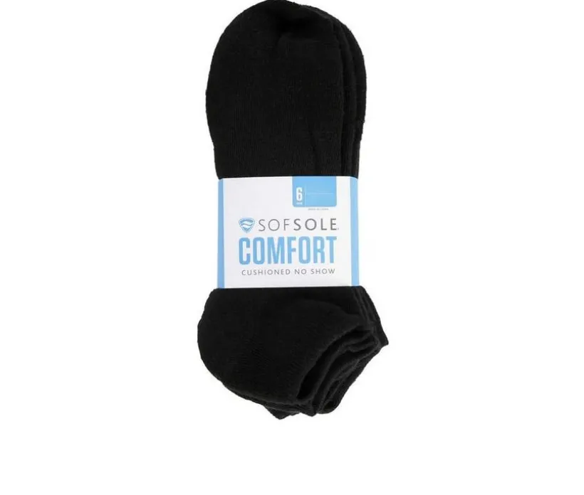 Sof Sole Adult 6 Pair No Show