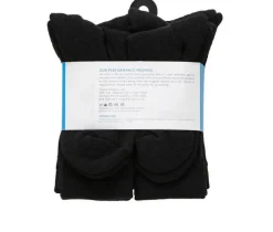 Sof Sole 6 Pair Comfort Cushioned Crew Socks