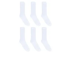 Sof Sole 6 Pair Comfort Cushioned Crew Socks