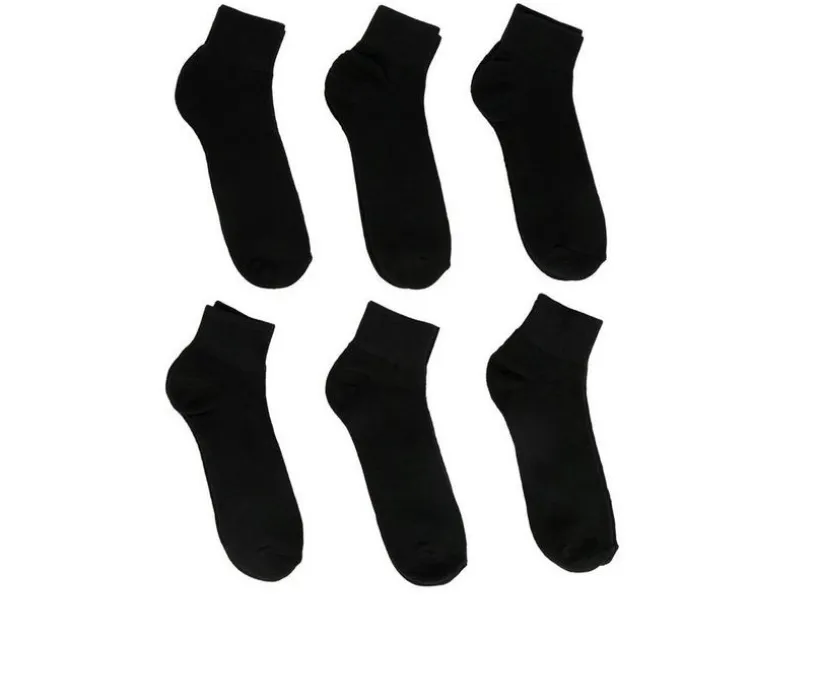 Sof Sole 6 Pair Comfort Cushioned Quarter Socks