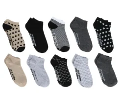 Steve Madden 10 Pack Low Cut Dot Socks