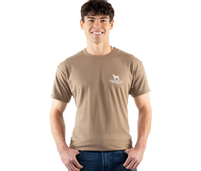 STRAIGHT UP SOUTHERN Camo Shells Short Sleeve Tee