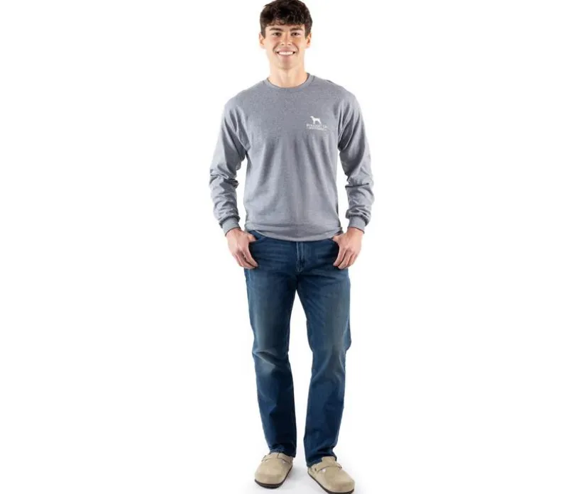 STRAIGHT UP SOUTHERN Timber Deer Long Sleeve Tee