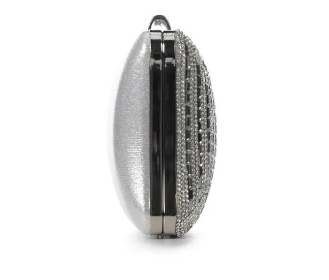 Vanessa Crystal Curve Clutch