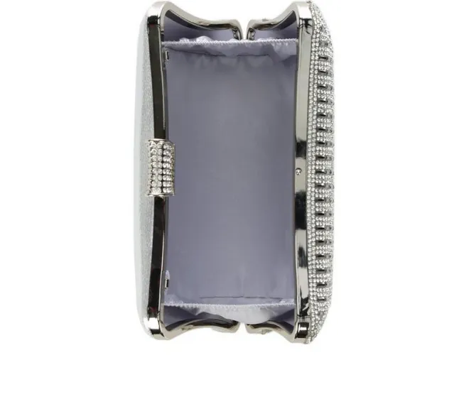 Vanessa Crystal Curve Clutch