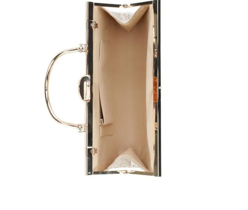Vanessa Metal Frame Burst Bag