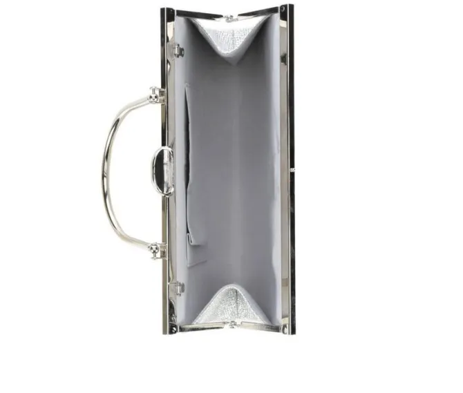 Vanessa Metal Frame Burst Bag