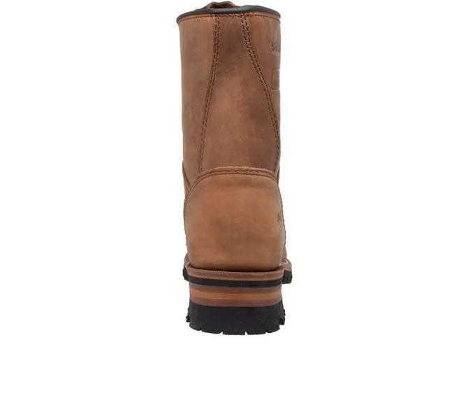 Women's AdTec 9" Steel Toe Logger Work Boots