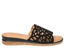 Women's Bella Vita Italy Cas Low Wedge Sandals