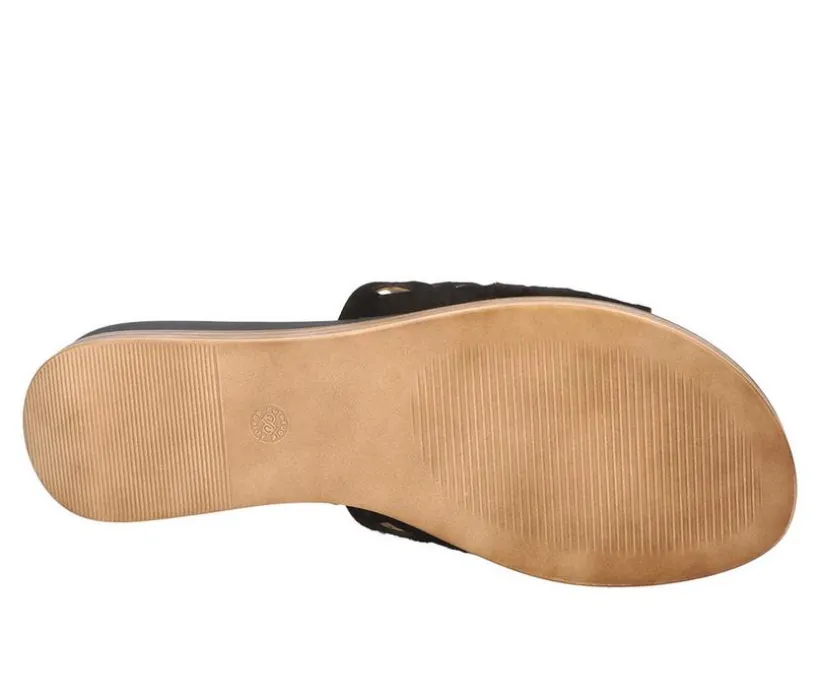 Women's Bella Vita Italy Cas Low Wedge Sandals