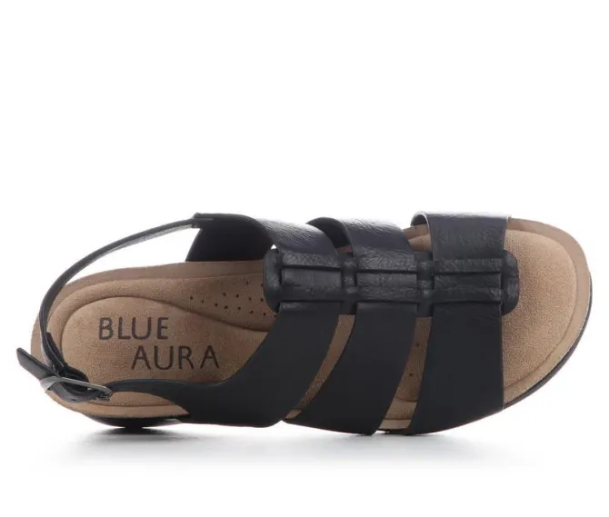 Women's Blue Aura Amelia Sandals