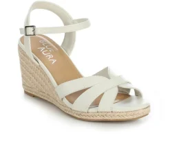 Women's Blue Aura Avery Wedges