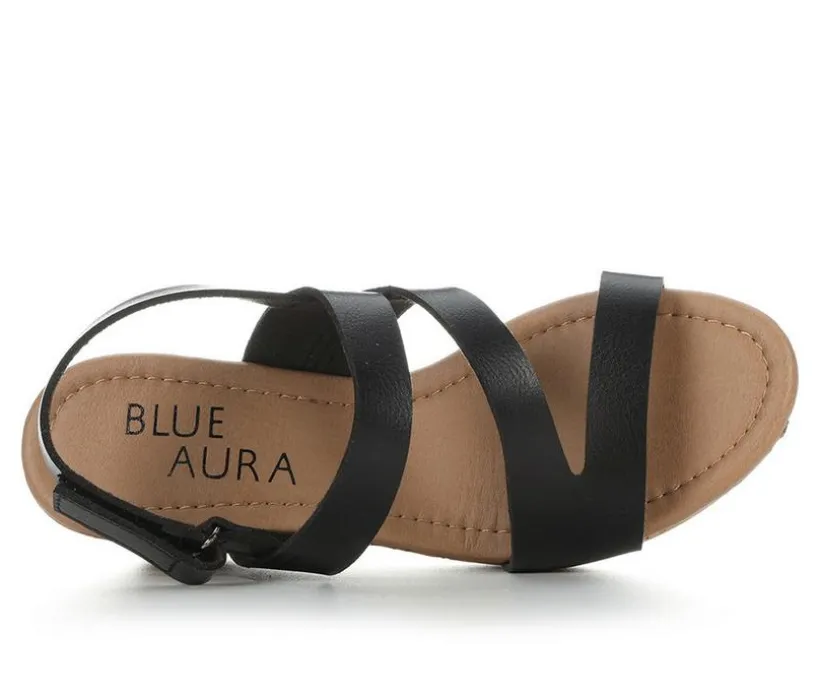Women's Blue Aura Daria Wedges