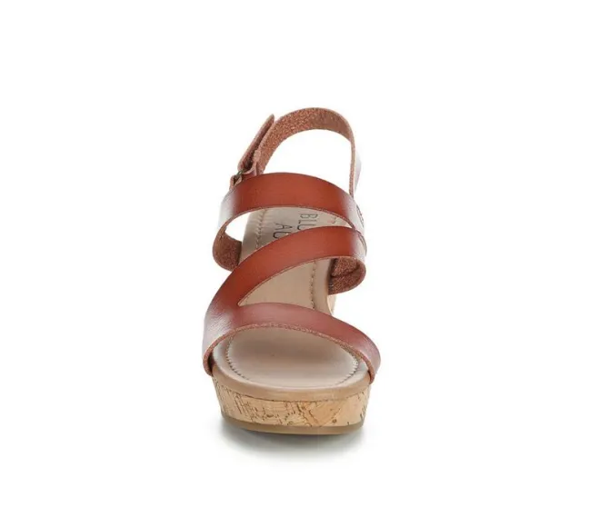 Women's Blue Aura Daria Wedges