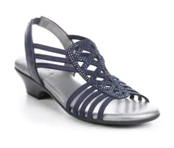 Women's Blue Aura Ellian Dress Sandals
