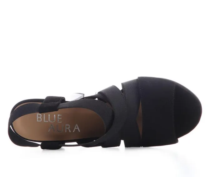 Women's Blue Aura Kali Dress Sandals