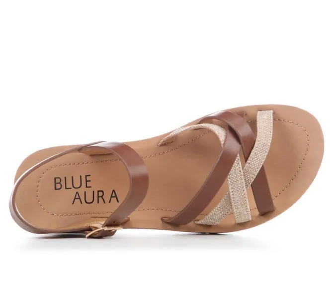 Women's Blue Aura Lev-S Sandals