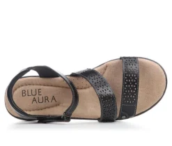 Women's Blue Aura Taren Sandals