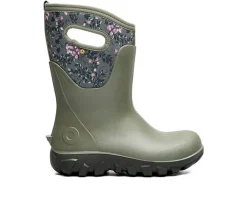 Women's Bogs Footwear Classic Seamless Demure Floral Mid Sport & Hiker Boots