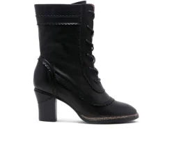 Women's Chelsea Crew Glimpse Mid Calf Lace Up Heeled Boots
