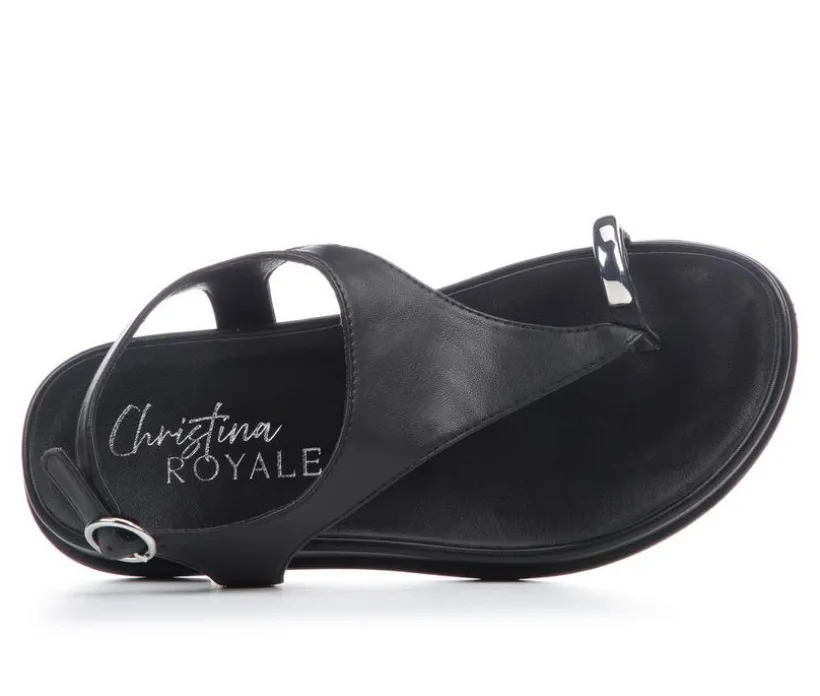 Women's Christina Royale Blueblle Footbed Sandals