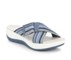 Women's Clarks Arla Wave Wedge Sandals
