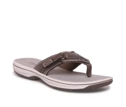 Women's Clarks Breeze Sea Flip-Flops