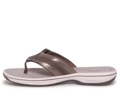 Women's Clarks Breeze Sea Flip-Flops