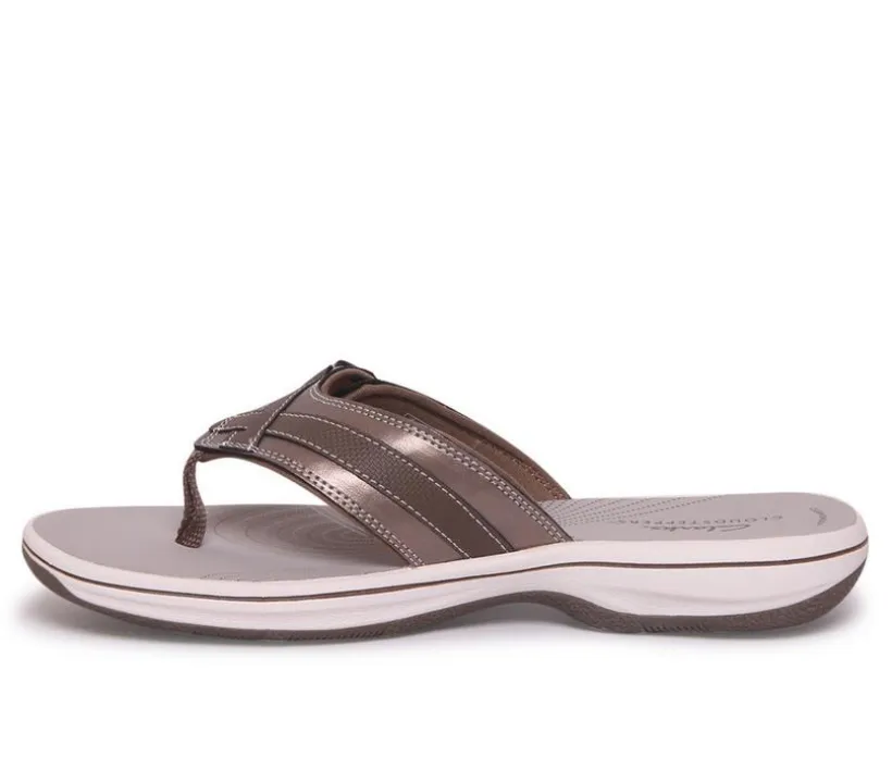 Women's Clarks Breeze Sea Flip-Flops