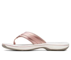 Women's Clarks Breeze Sea Flip-Flops