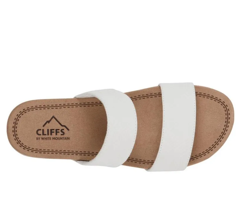 Women's Cliffs by White Mountain Tahlie Slide Sandals