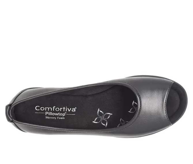 Women's Comfortiva Pratima Peep Toe Flats