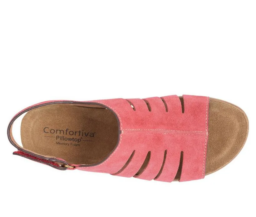 Women's Comfortiva Scottie Wedge Sandals