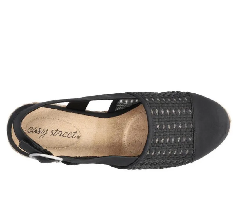 Women's Easy Street Taffy Espadrille Wedges