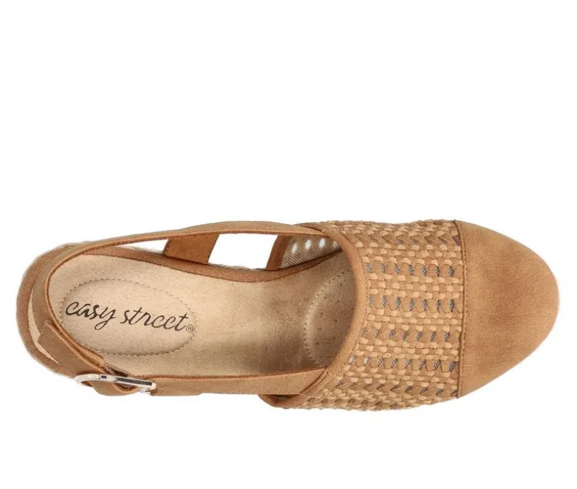 Women's Easy Street Taffy Espadrille Wedges