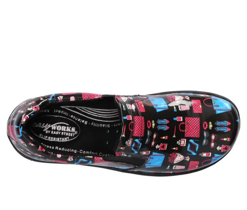 Women's Easy Works by Easy Street Bentley Slip-Resistant Clogs