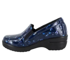 Women's Easy Works by Easy Street Leeza Floral Slip-Resistant Clogs