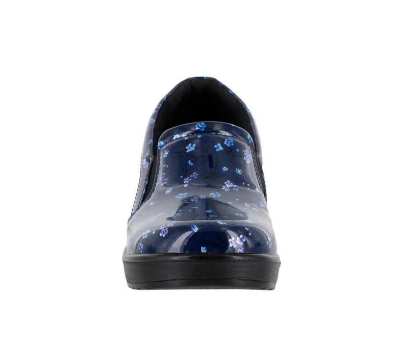 Women's Easy Works by Easy Street Leeza Floral Slip-Resistant Clogs