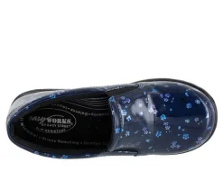 Women's Easy Works by Easy Street Leeza Floral Slip-Resistant Clogs