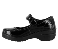 Women's Easy Works by Easy Street Lead Black Tooled Slip-Resistant Clogs