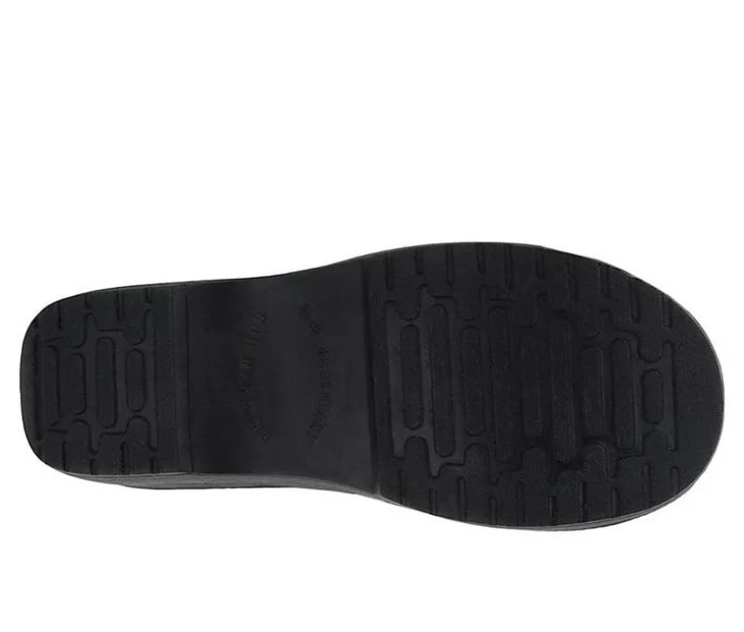 Women's Easy Works by Easy Street Leeza Navy Paisley Slip-Resistant Clogs