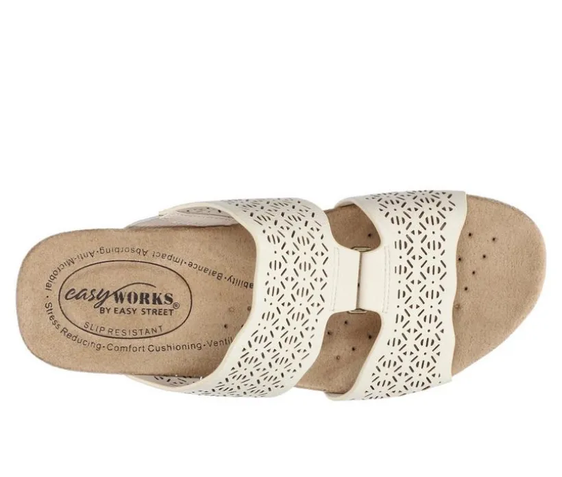 Women's Easy Works by Easy Street Rin Wedge Sandals