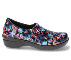 Women's Easy Works by Easy Street Lyndee Slip-Resistant Clogs